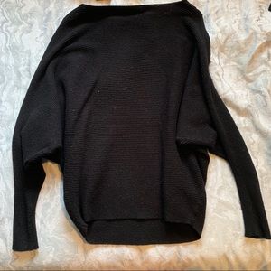 Philosophy black long sleeve sweater